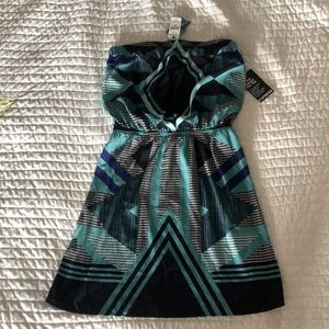 Express strapless dress size small